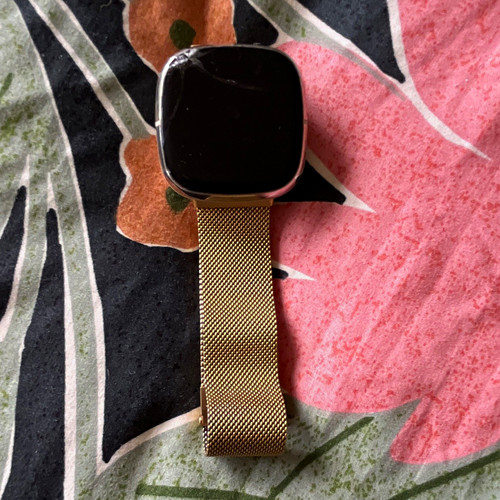 Fitbit versa 40mm gold case - versa,