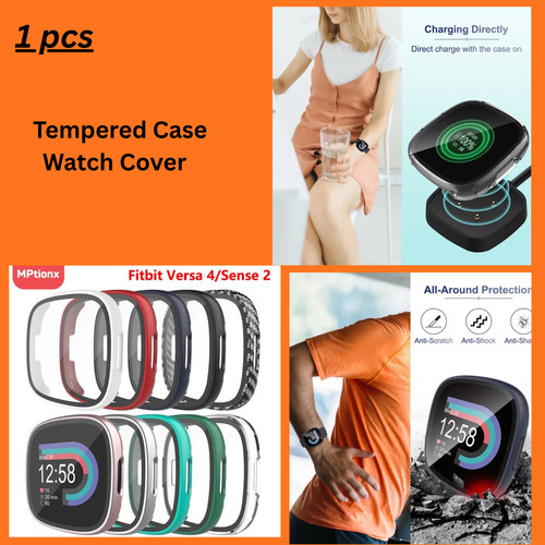 Tempered glass case for fitbit - for,
