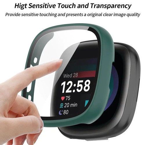 Tempered glass case for fitbit - glass,